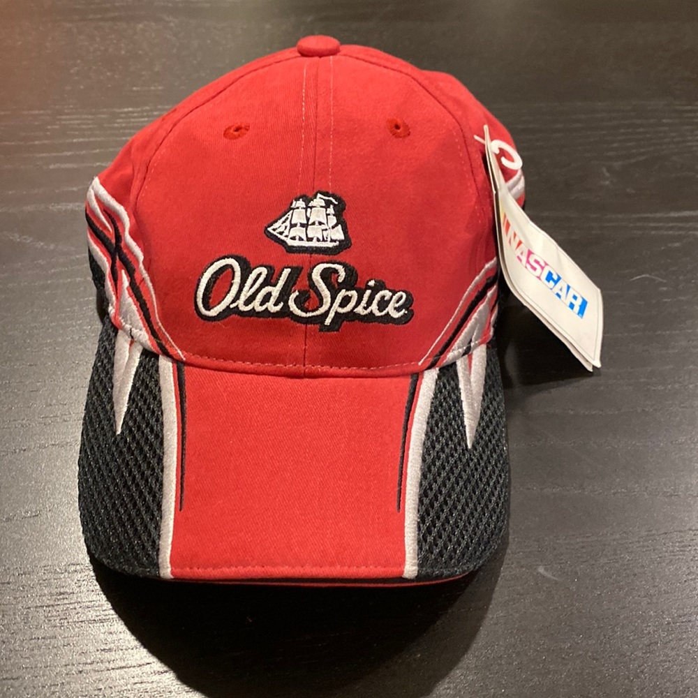 NASCAR Tony Stewart Old Spice Adjustable Velcro Back Baseball Cap; NWT